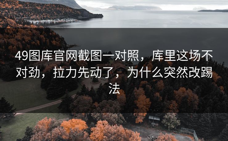 49图库官网截图一对照，库里这场不对劲，拉力先动了，为什么突然改踢法